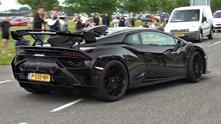 BEST OF LAMBORGHINI SOUNDS 2022  Huracan STO Urus Novitec 1050HP Huracan Aventador SVJ Gintani [upl. by Reggis721]