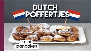 Dutch Poffertjes recipe  Mini Pancakes  6070 poffertjes [upl. by Yrreb]