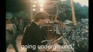 The Jam Going underground  lyrics Pinkpop 1980 [upl. by Aile]