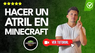 ¿Cómo HACER un ATRIL en Minecraft  💻Intercambiar y leer libros📖 [upl. by Nikaniki]