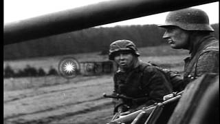 German Ardennes offensive scenes during Battle of the Bulge in World War IIHD Stock Footage [upl. by Othelia]