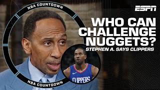 Stephen A thinks the CLIPPERS have the BEST CHANCE to take down defending Nuggets  NBA Countdown [upl. by Amikehs672]