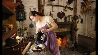 Cooking Dinner 200 Years Ago  1800s America  Summer [upl. by Othilie]