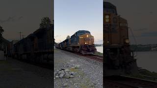 csx I104 Southbound with Locos 589 397 7020  Awesome Horn Salute at MP724 912024 [upl. by Seif]