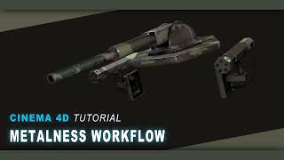 Cinema 4D PBR  How To Setup PBR MetalnessRoughness Workflow [upl. by Atoked153]