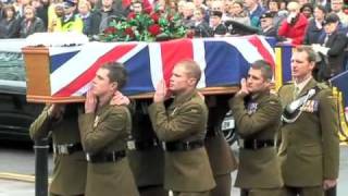 The funeral of Corporal Richard Green [upl. by Alle]