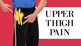 Upper Thigh Leg Pain From Pinched Femoral Nerve or Meralgie Paresthetica SelfTest amp Fix [upl. by Irtak]