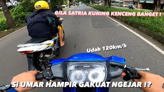 SATRIA HIU BRO RICARDO SAMPE 140 KMH SIKUNING INI MASIH BELUM KEKEJAR ‼️ GASS SEBELUM TERJUAL ‼️ [upl. by Ettennyl]