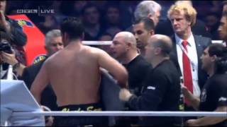 V Klitschko vs M Charr  Kampfabbruch und Ausraster von MCharr [upl. by Eelyahs517]