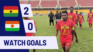 GHANA U17 20 NIGER U17  GOALS AND HIGHLIGHTS  FRIENDLY GAME [upl. by Twedy]