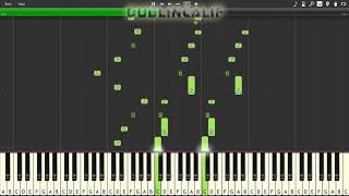 Super Mario Bros 2  Overworld Theme Piano Tutorial Synthesia [upl. by Adar]