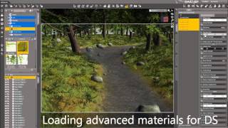 How to work with Forest scene in DAZ Studio 4x [upl. by Weiner]