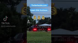 Deckover trailer gets rented for two days  Trailer rental business how to [upl. by Ackler]