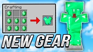 I FINALLY got the EMERALD ARMOR in Minecraft [upl. by Leraj775]