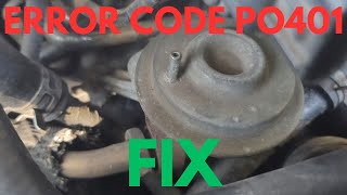 1998 Ford F150 EGR VALVE REPLACEMENT ERROR CODE P0401 [upl. by Adnoval]