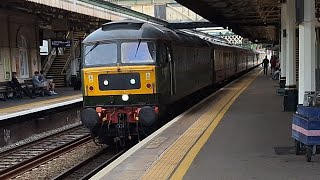 trains and tones at Exeter st Davids Tiverton Parkway Starcross including 47810 on the 24624 [upl. by Melgar]