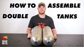 Technical Diving How to Assemble a Set of Double Tanks [upl. by Inttirb29]