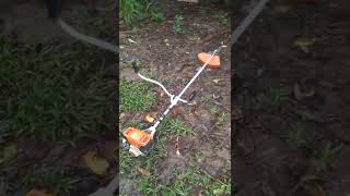 Stihl FS131 brush cutter quick review [upl. by Ziegler]