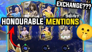 honorable mentions toty leak 🤫  9697 exchange rewards  fc mobile [upl. by Drallim649]