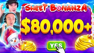 OVER 80000 ON SWEET BONANZA XMAS [upl. by Ralfston]