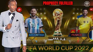 Prophet Uebert Angel Prophesied Argentina to WIN the 2022 World Cup [upl. by Bastian]