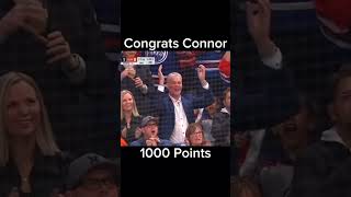 Congrats Connor Mcdavid on 1000 points [upl. by Thayne]