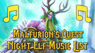 Malfurions Quest  Night Elf Music Compilation [upl. by Yablon535]