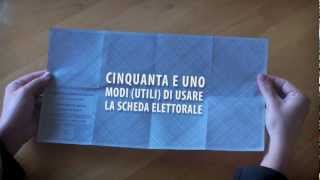 51 modi utili di utilizzare la scheda elettorale [upl. by Yenreit]