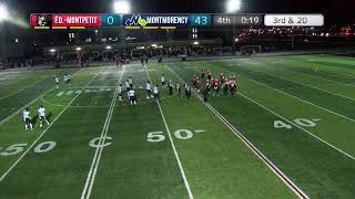 RSEQ Football D2 🏈 Montmorency  ÉdouardMontpetit 10192024 [upl. by Lener]