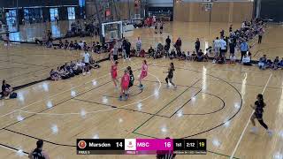 CBSQ Open Girls Div 1 2023  Marsden v MBC Semi Final [upl. by Ekal]