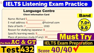 IELTS Listening Practice Test 2024 with Answers Real Exam  432 [upl. by Jaret529]