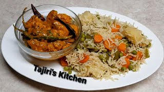 Wali wa Mamboga na Kuku wa Nazi Mtamu sana  Vegetable Rice amp Coconut Chicken Tajiris kitchen [upl. by Hinch175]