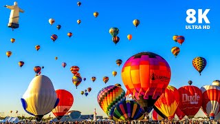 Albuquerque Balloon Fiesta  8K Ultra HD Timelapse [upl. by Ysac]