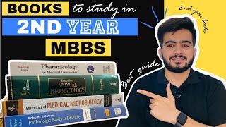 Books to Study in 2nd Year MBBS  Pathology  Pharmacology  Microbiology [upl. by Cazzie]