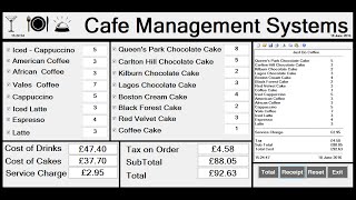 How to Create Cafe Management Systems in Visual BasicNet  Full Tutorial [upl. by Nylaj]