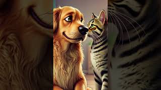 Dog and Cat Having a Little Spat – Funny Pet Drama 🐶😾💔 animation story disney [upl. by Glenda]