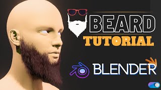 Blender Tutorial  How to Make Realistic Beard in Blender  Blender 35 [upl. by Scharaga]