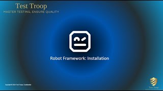 02 Robot Framework Installation [upl. by Ahsemot]