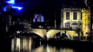 Lichtfestival Gent HD 2012 openingsavond 260112 [upl. by Nevag337]