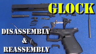 Full Disassembly and Reassembly of a Glock Pistol [upl. by Madelle]