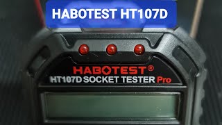 HABOTEST HT 107D SOCKET TESTER PROREVISÍON [upl. by Suiremed]