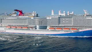 🛳️Carnival Cruise Mardi Gras Ship🌊cruiselifetravellifecarnivalmardigras 🛳️ [upl. by Nirda]