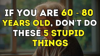 If You Are 60  80 Years Old Dont Do These 5 Stupid Things [upl. by Julio703]