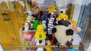 NO CLICKBAIT Bawa Pulang Semua Boneka Jumbo Mesin Capit claw machine mesin capit kampung [upl. by Onaivatco]