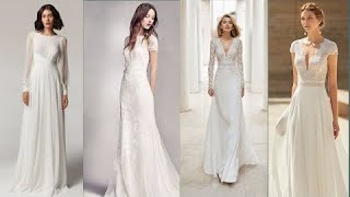 Look Elegant and Comfortable on Your Wedding Day with These Elegant Wedding Dress Ideas  Bridal [upl. by Lia]