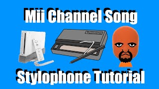 Mii Channel Song  Stylophone Tutorial [upl. by Akiram]