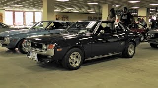 Toyota Celica TA22  INDOOR Japan Classic Meeting Buseck 2015 Germany [upl. by Earal130]