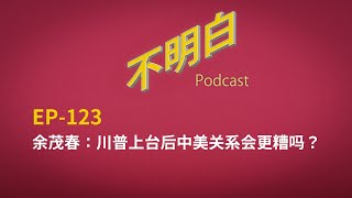 EP123 余茂春：川普上台后中美关系会更糟吗？ 美国大选  特朗普  习近平  马斯克  贸易战  台湾  TikTok  中国  政治  华裔  乌克兰  全球化 [upl. by Burley]