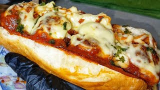 Subway Meatball Sub at Home — But BETTER 🥖🔥 The Best Meatball Sub Recipe [upl. by Ly]