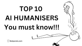 TOP 10 AI HUMANIZERS  2024  अपने content को HUMANISE करे [upl. by Seward]